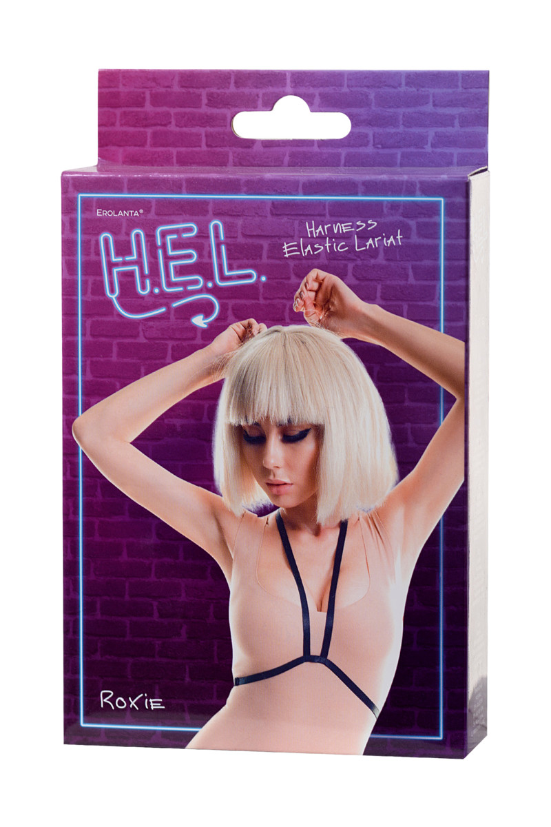 картинка Стреп H.E.L. Roxie, текстиль, черный, OS от магазина ErosMania