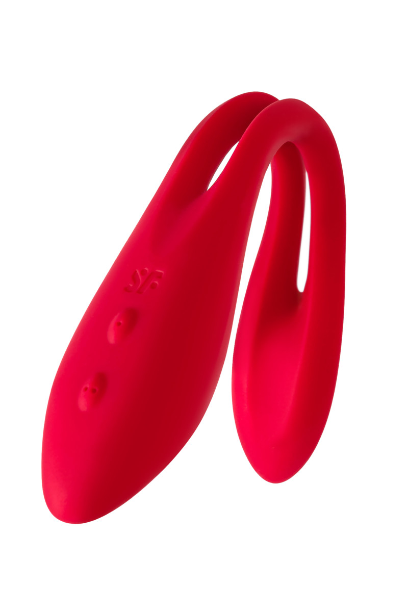 картинка Многофункциональный вибратор для пар Satisfyer Elastic Joy, красный от магазина ErosMania