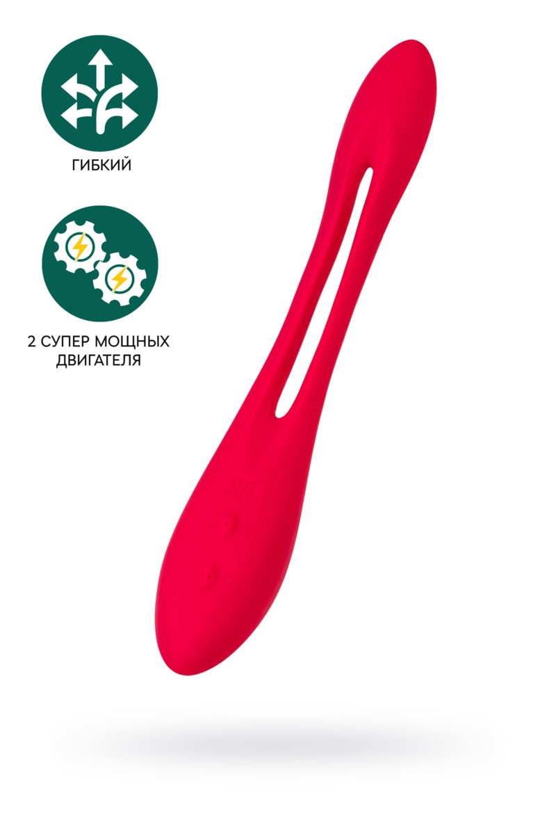 картинка Многофункциональный вибратор для пар Satisfyer Elastic Joy, красный от магазина ErosMania