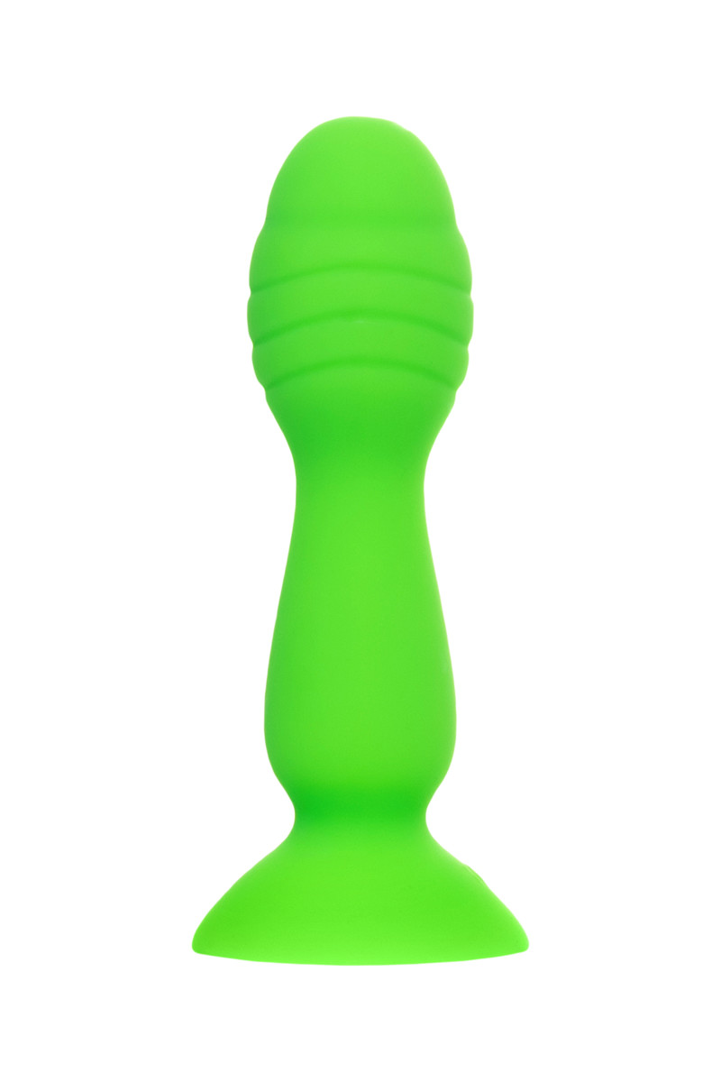 картинка Анальная втулка A-Toys by TOYFA Terg, силикон, зеленый, 10 см от магазина ErosMania