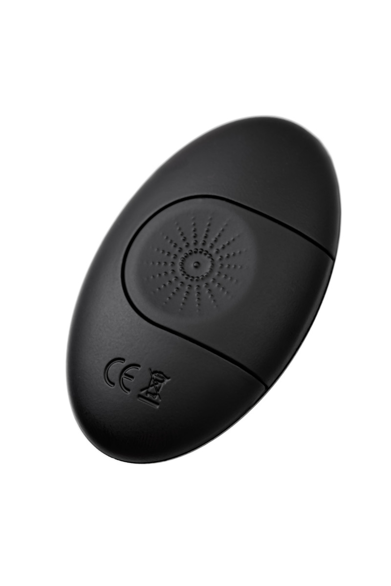 картинка Вибропуля с пультом управления RealStick CALIBER, ABS + силикон, черный, 7 см от магазина ErosMania