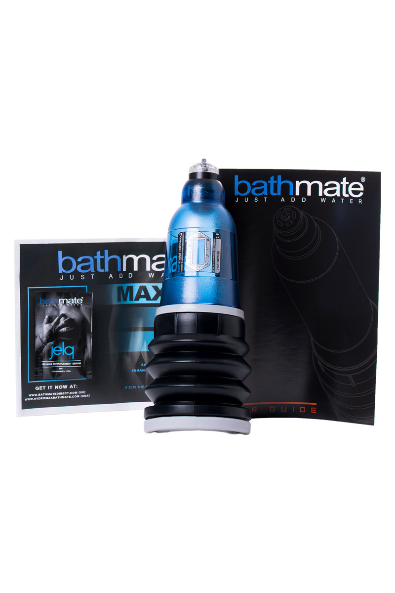 картинка Гидропомпа Bathmate HYDROMAX3, ABS пластик, голубая, 22 см от магазина ErosMania