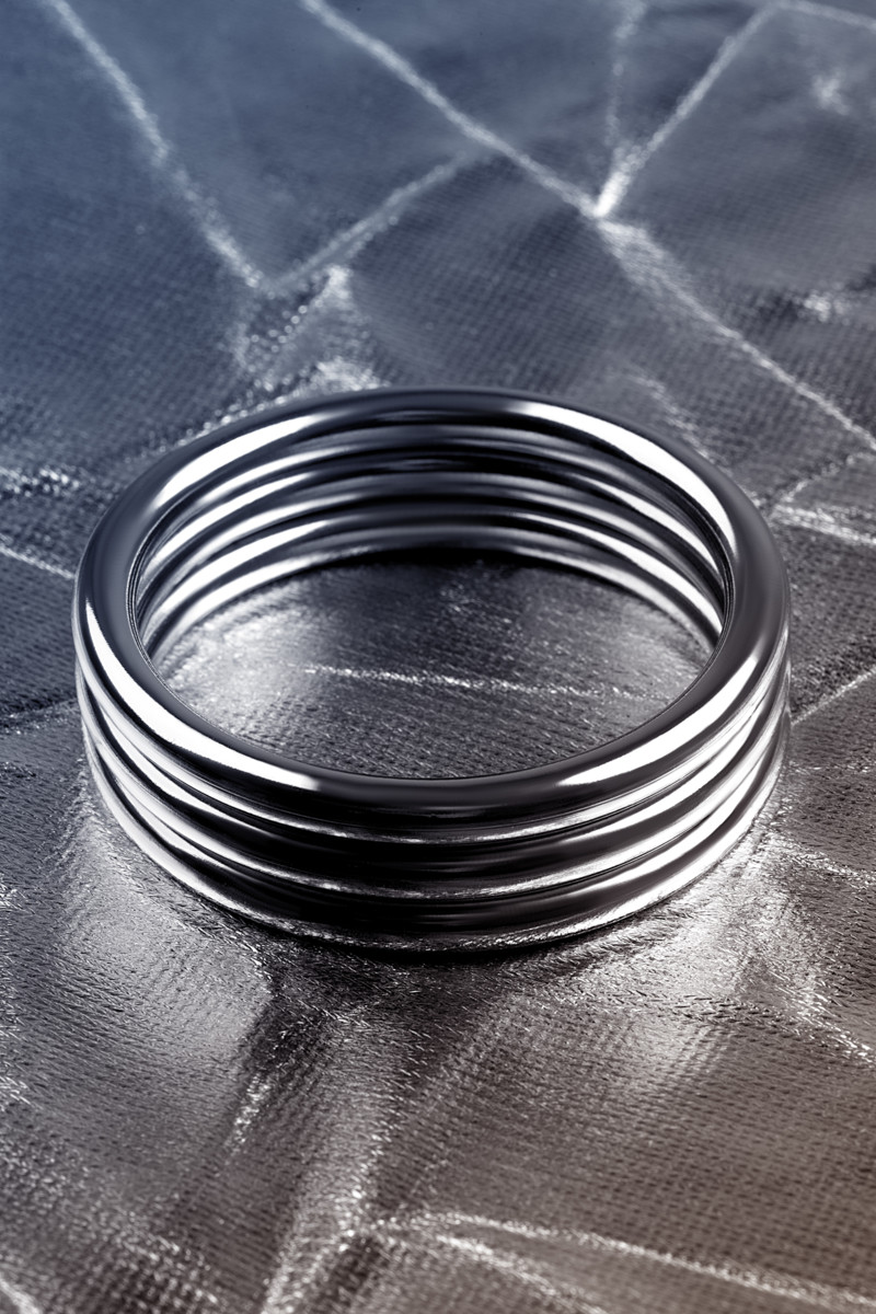 картинка Кольцо на пенис TOYFA Metal, серебряное от магазина ErosMania
