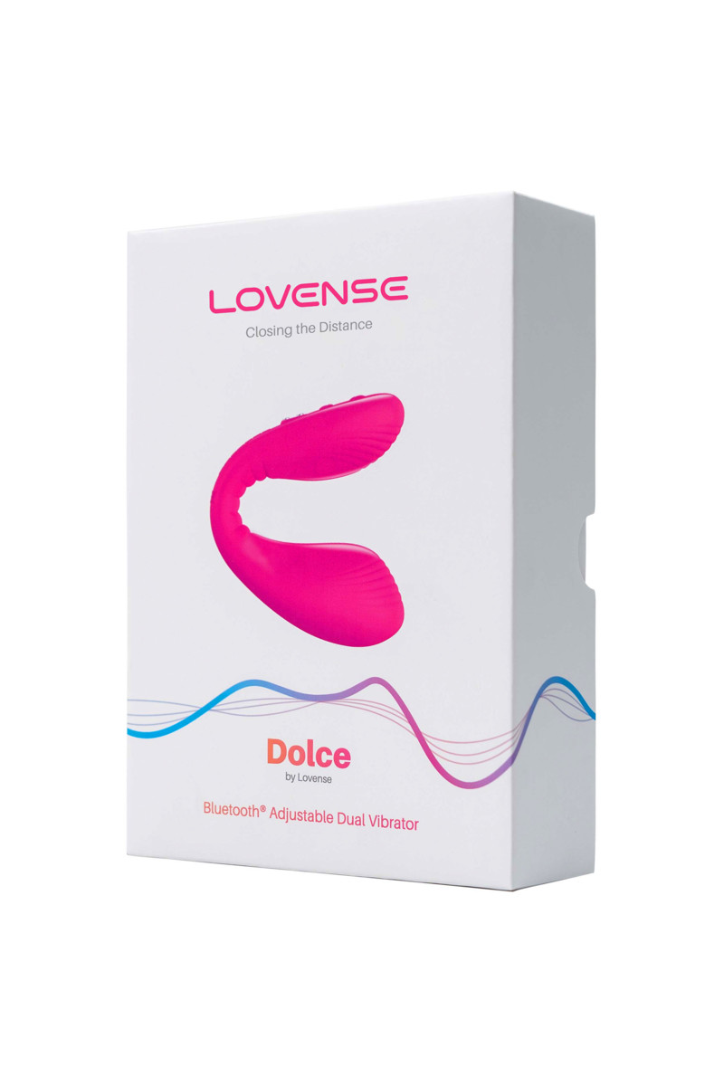 картинка Многофункциональный стимулятор для пар LOVENSE Quake (Dolce), силикон, розовый, 20 см от магазина ErosMania