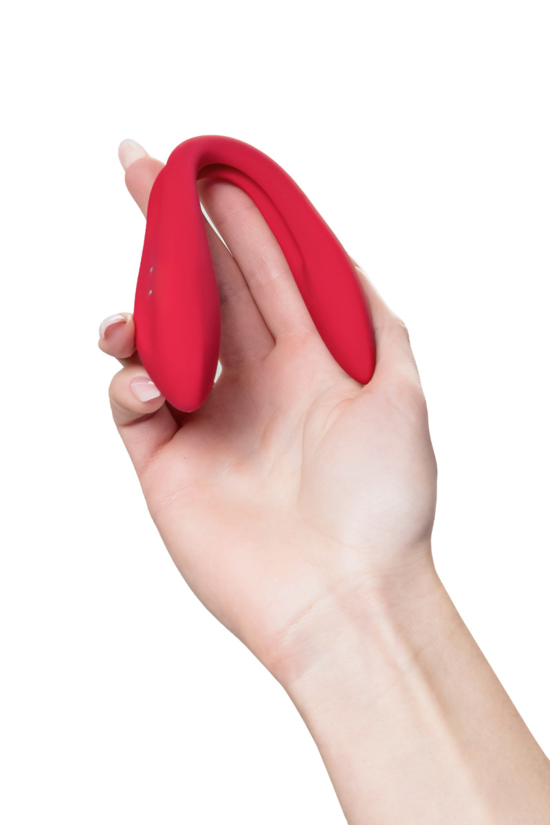 картинка Многофункциональный вибратор для пар Satisfyer Elastic Joy, красный от магазина ErosMania