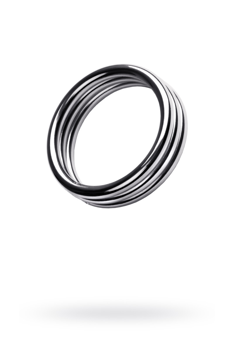 картинка Кольцо на пенис TOYFA Metal, серебряное, Ø 4,3 см от магазина ErosMania