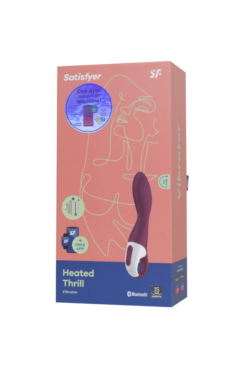 картинка Вибростимулятор Satisfyer Heated Thrill, красный от магазина ErosMania