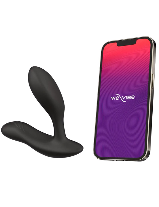 картинка Массажёр простаты регулируемый We-Vibe Vector +, чёрный от магазина ErosMania