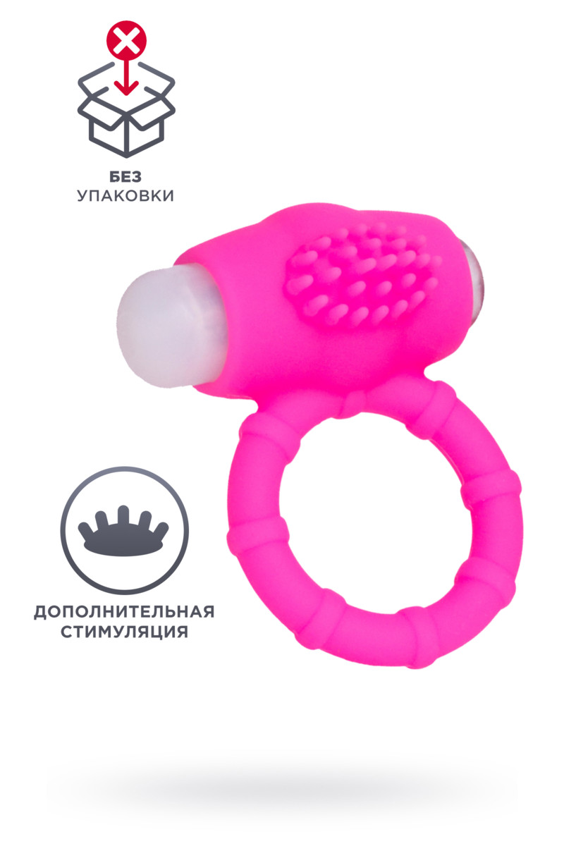 картинка Эрекционное кольцо на пенис, силикон, розовое от магазина ErosMania