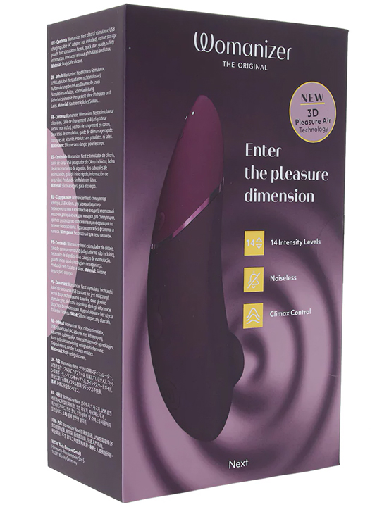 картинка Клиторальный стимулятор Womanizer Next, тёмно-фиолетовый от магазина ErosMania
