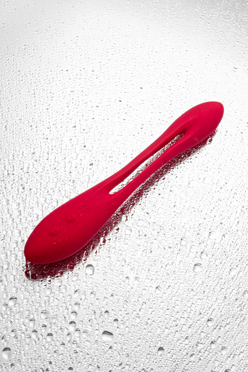картинка Многофункциональный вибратор для пар Satisfyer Elastic Joy, красный от магазина ErosMania
