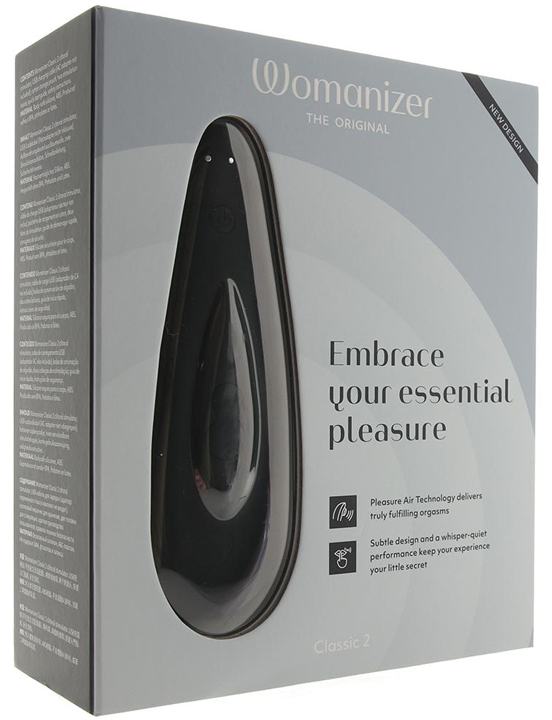 картинка Стимулятор клитора Womanizer Classic 2, чёрный от магазина ErosMania