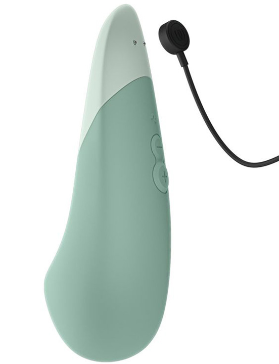 картинка Клиторальный вибратор Womanizer Vibe, серо-зёленый от магазина ErosMania